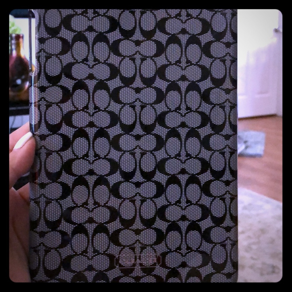 Like new- Coach Mini IPad Case